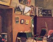 弗雷德里克 巴齐耶 : Sutdio in the rue de Furstenberg